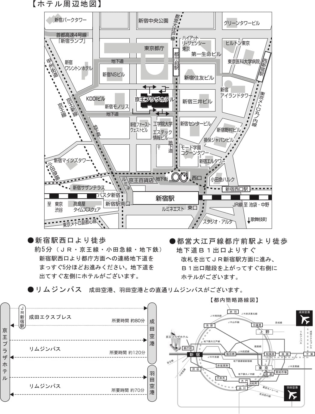 会場へのアクセス図